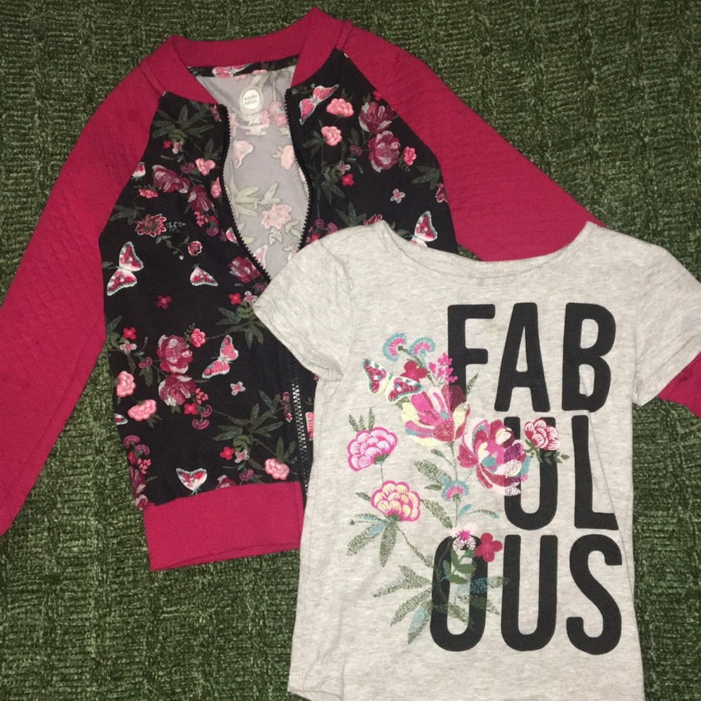 Girls jacket and shirt